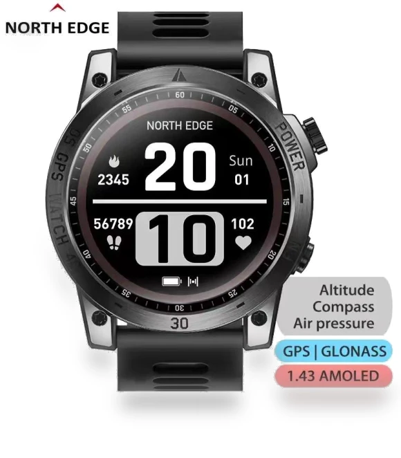 GPS Sports Smartwatch — Smartwatches, NORTH EDGE