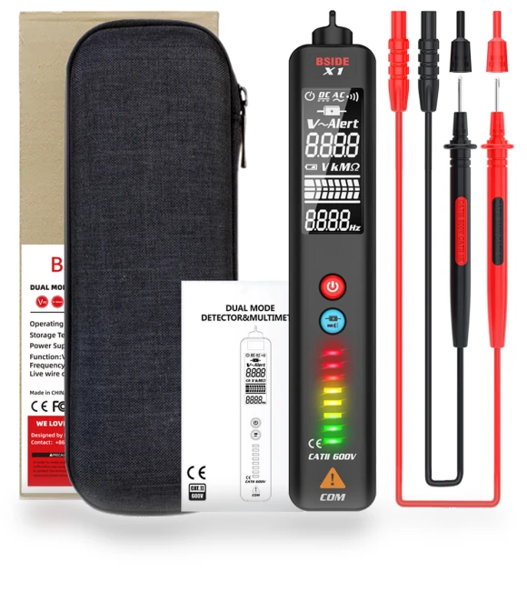 Intelligent Voltage Detector Tester — Battery Testers, BSIDE
