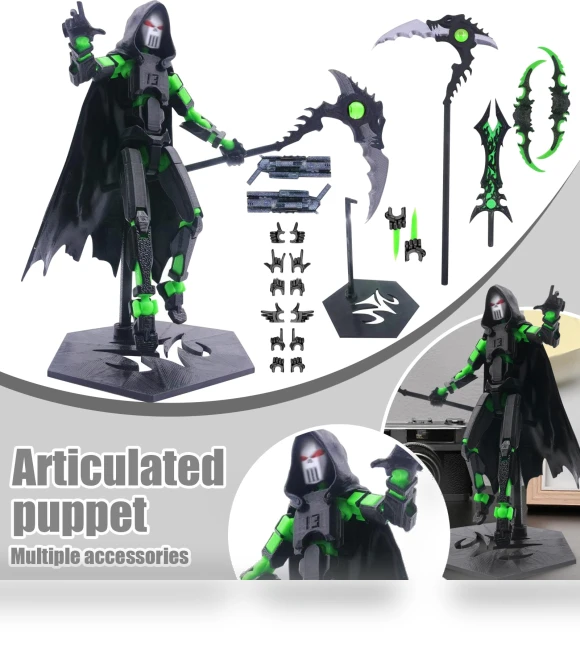 3D Printed Mobile Doll Set — Collectible Statues, Winnerer Saturn