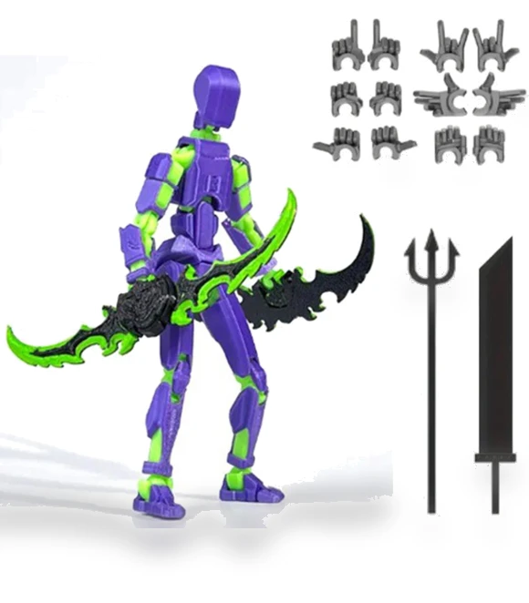 3D Printed Titan Robot Mobile Doll Set — Collectible Statues, mulanhua