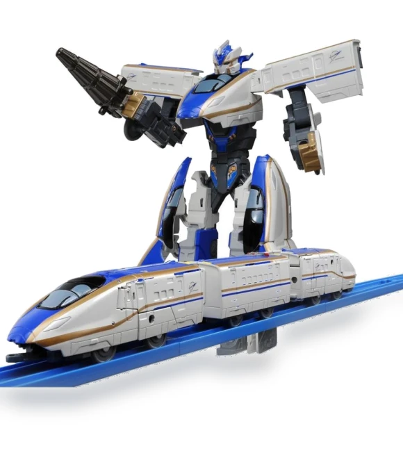 Shinkansen Shinkalion E7 Shinyaki Transforming Robot — Interactive Figures & Robots, TAKARA TOMY