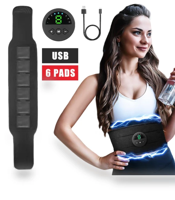 Smart EMS Fitness Vibration Belt — Muscle Stimulators, KSIYER BRYTEY