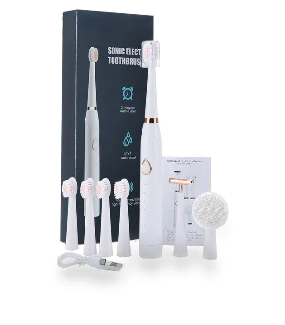 Sonic Vibration Electric Toothbrush — Electric Toothbrush Heads, Smllery