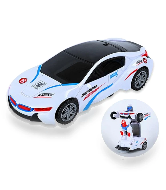 Automatic Transforming Toy Robot Car — Interactive Figures & Robots, RC-HCQL