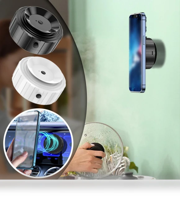 Magnetic Vacuum Car Phone Holder — Dashboard Installation Kits, Auto Accessories Home