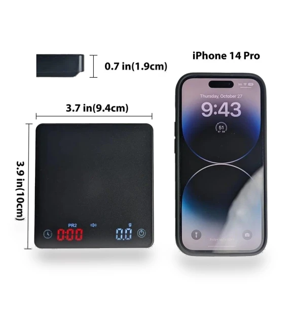 Mini Coffee Nano Scale with Timer — Coffee Scoops, Home Textile Home Decoration