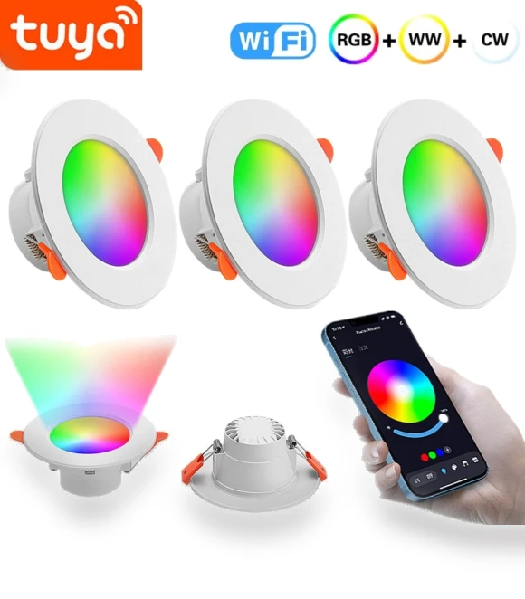 RGB LED Ceiling Light — Ceiling Fan Lighting Solutions, JOHO - CarGear