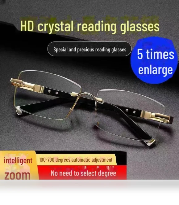 Smart Reading Glasses with HD Filter and Blue Light Blocking — Reading Glasses, AI Supermarket