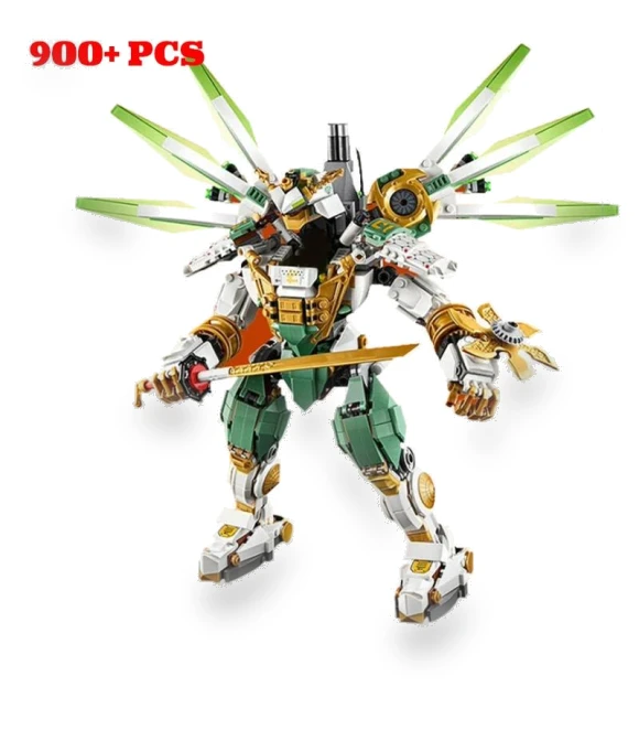 Technical Lloyd Titan Mechanical Warrior Robot Building Blocks — Construction Kits, DURUOB
