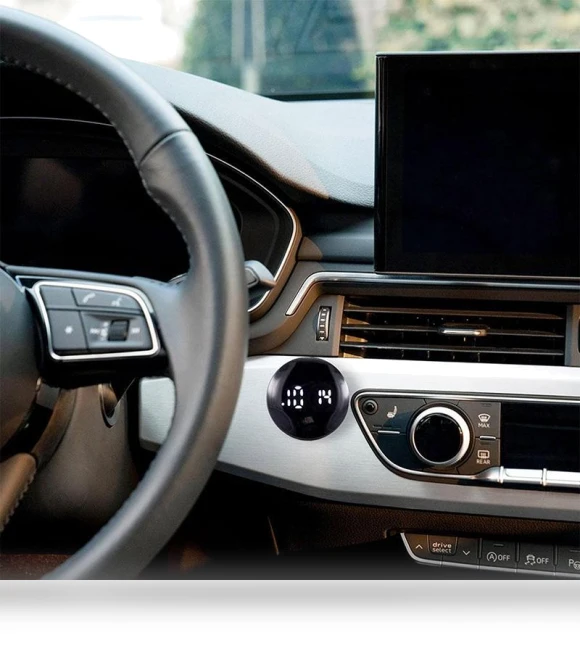 Touchscreen Illuminated Dashboard Clock — Clock, Gauze House