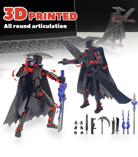 3D Printed Titan Robot Mobile Doll Set — Collectible Statues, Sagittarius7v