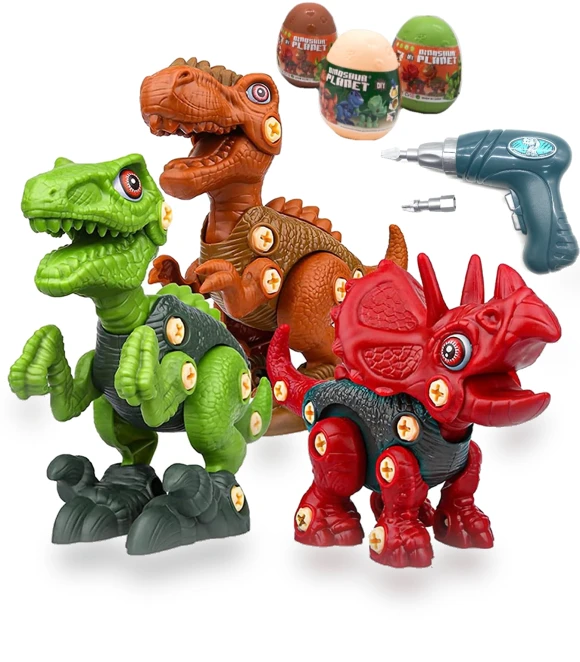 Electric Drill Dinosaur Assembly Kit — Construction Kits, YRstudio