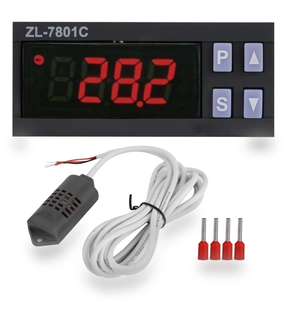 High Precision Intelligent LCD Temperature and Humidity Controller — Home Climate Control, Vestidos