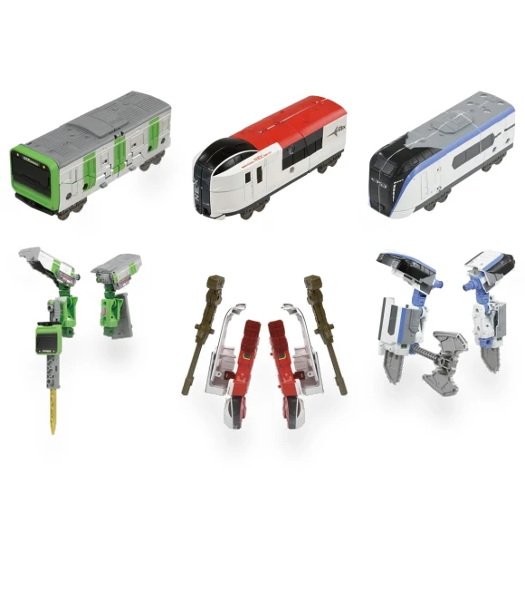 Shinkansen Transformation Robot Shinkalion Z Zairiner Set — Playsets, Tomy
