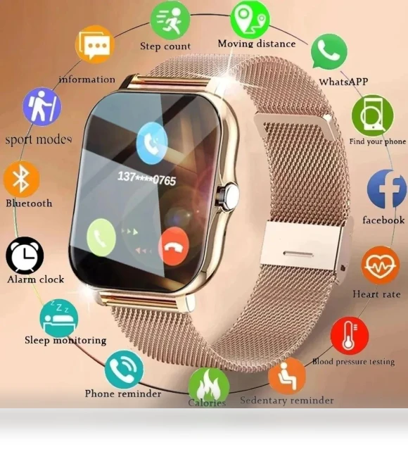 Smart Watch for All Smartphone Connections — Wearable Accessories, Wula Mall