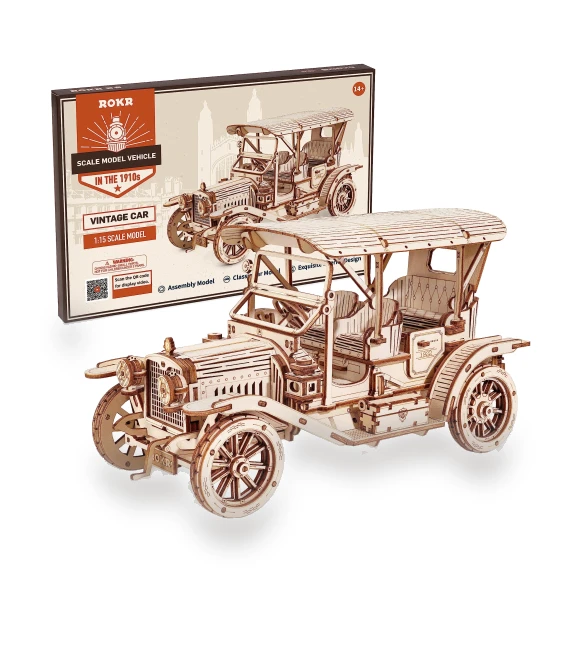 3D Puzzle, Wooden Gear Puzzle — Puzzles, Robotime