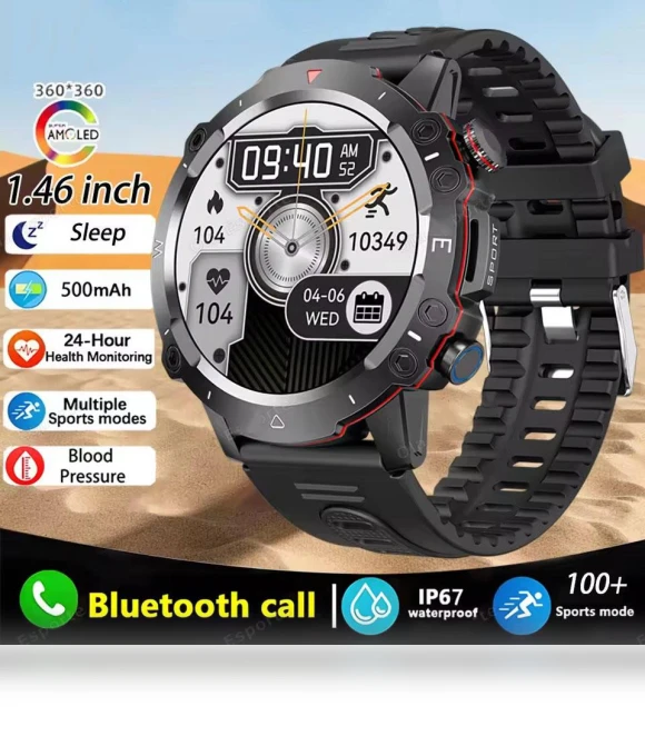 AMOLED Sports SmartWatch — Smartwatches, 3CC Smart Watch