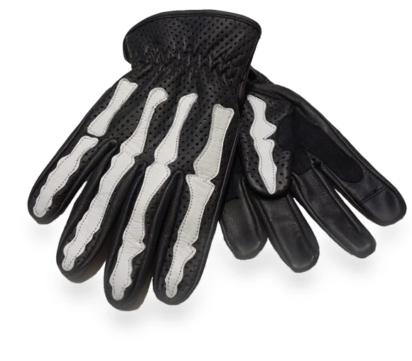 Leather and Mesh Gloves with Smartphone-Compatible Design — Gloves, nicoJAPAN