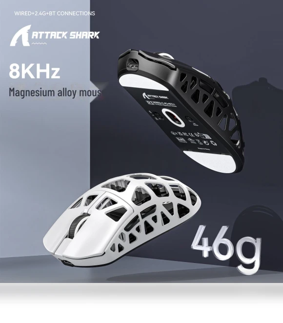 Lightweight Magnesium Alloy Gaming Mouse — Gaming Mice, Attack Shark