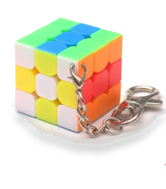 Mini Magic Cube Keychain — 3D Puzzles, MIT