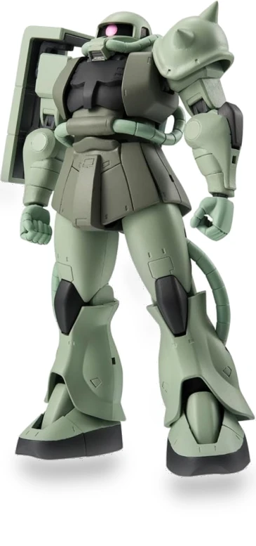 Mobile Suit Gundam Zaku Painted Movable Figure — Dolls & Figures, TAMASHII NATIONS