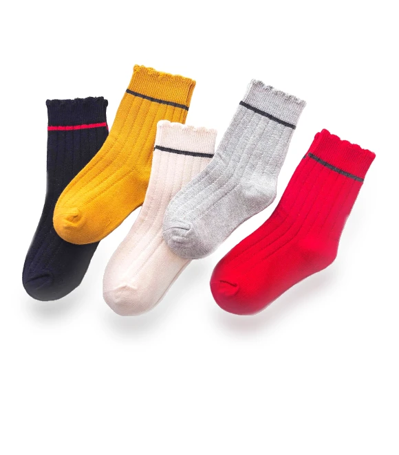 Moisture Mesh Socks Set of 5 — Athletic, nicoJAPAN