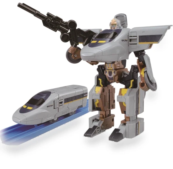 Shinkansen Transforming Robot Shinkalion 700 Hikari Rail Star — Toy Vehicles, Tomy