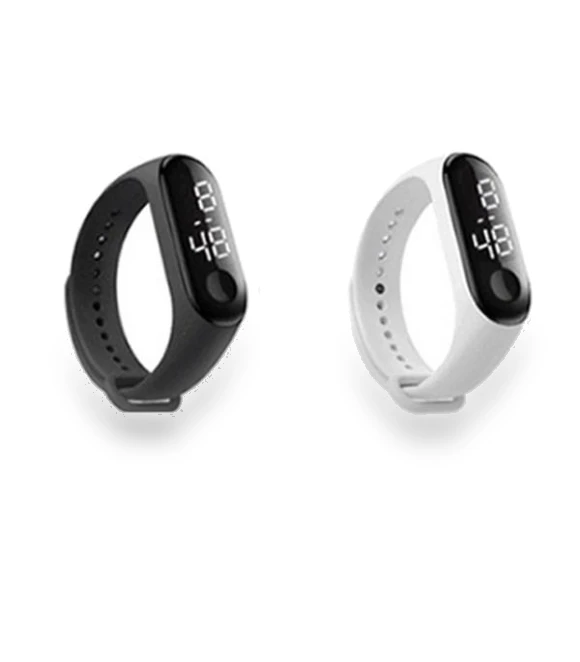 LED Touch Sport Fashion Wrist Watch with Silicone Strap — Men's Timepieces, Sense of Time