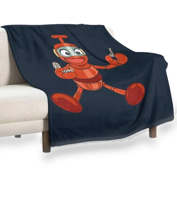 Little Robot Character Blanket — Wearable