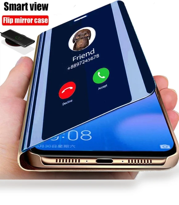Luxury Smart Mirror Flip Cover — Flip Cases, j-Daily necessities
