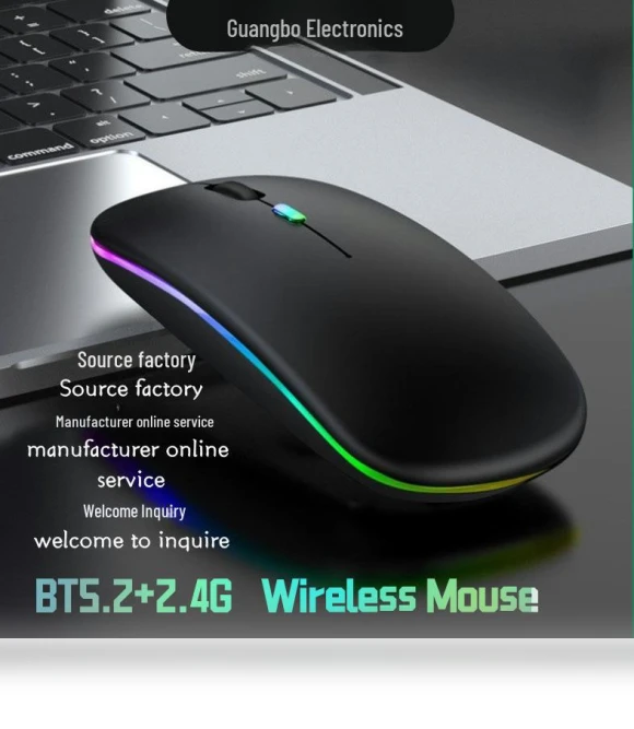 Silent Rechargeable Bluetooth Gaming Mouse — Mouse Pads, ElectroCN