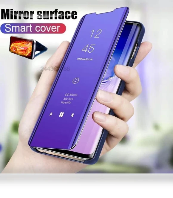 Smart Mirror Leather Flip Cover — Protective Covers, hengbo-Cases