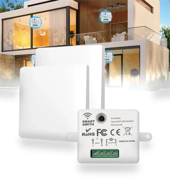 Wireless Controller with Relay Receiver for Lighting/Appliances — Remote Controls, Baby cheetah