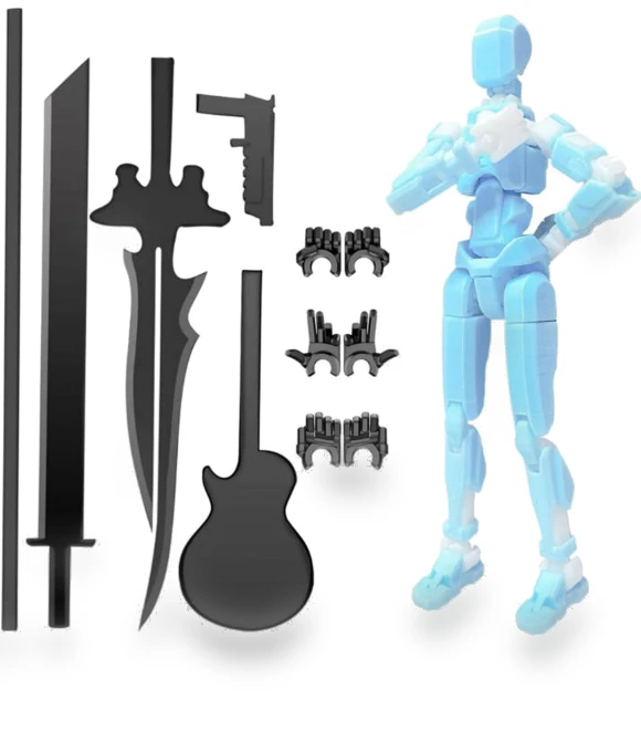 3D Printed Titan Robot Mobile Doll Set — Dolls & Figures, Salted Chicken