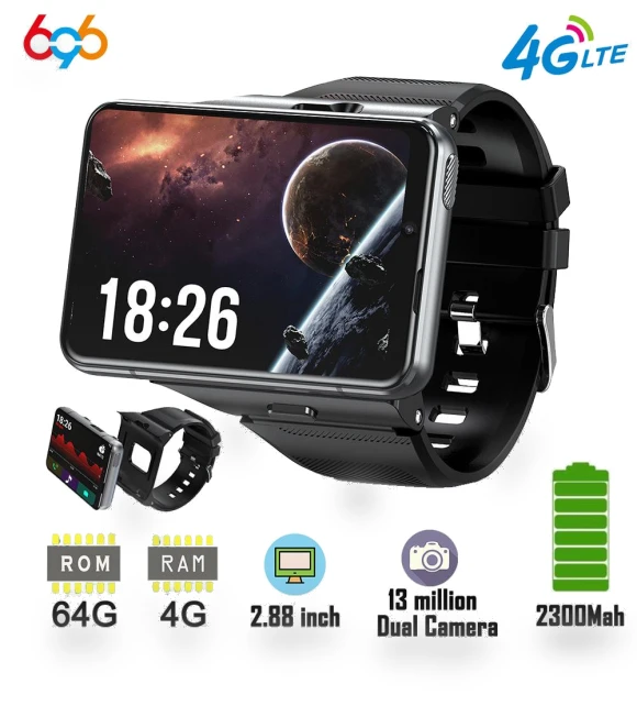 4G LTE Smartwatch Phone — Smartwatches, Tiktop2