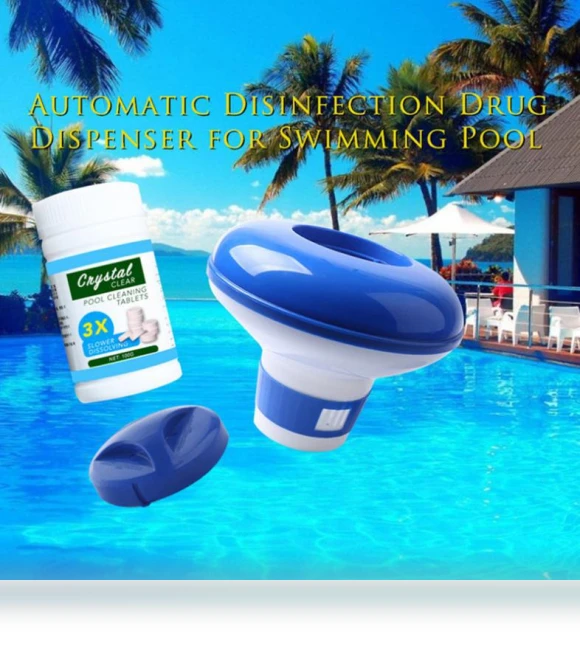Automatic Floating Pool Chlorine Dispenser — Pool Cleaner Maintenance Components, AI Supermarket