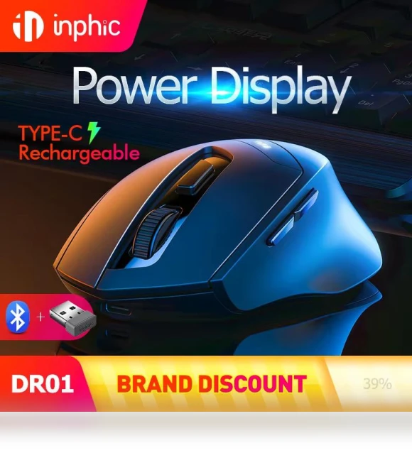 Bluetooth Mouse — Computer Mice, Inphic