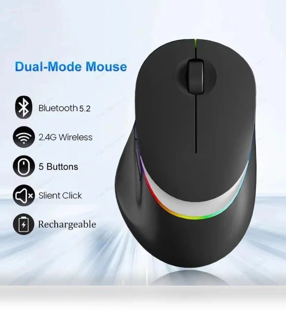 Dual Mode Bluetooth Mouse — Mouse Pads, Meiteai-All