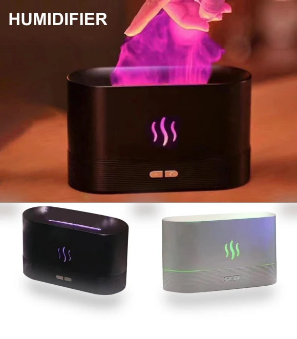 Humidifier with Colorful Flame — Air Moisturizers, Excellent stuff