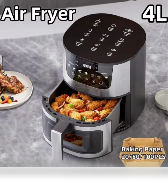 Large Capacity Intelligent Air Fryer — Air Fryers, DC-HOME Textile