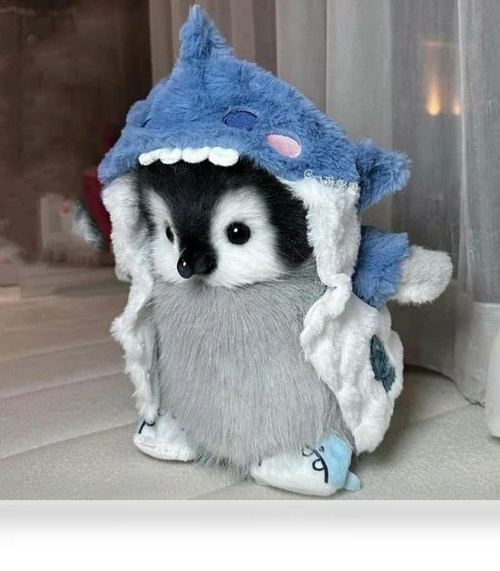 Realistic Plush Robot Penguin — Interactive, HonorBond