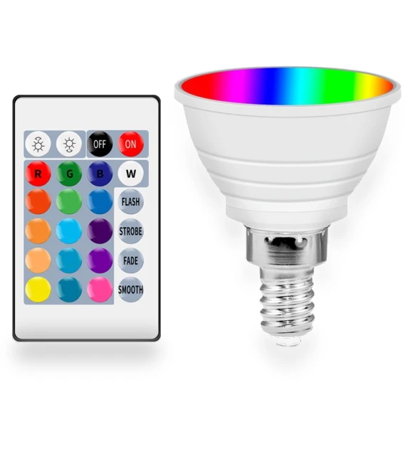 RGB Light Cup LED Bulbs — LED, TOMTOP JMS