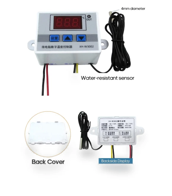 Intelligent LED Digital Temperature Controller — Home Climate Control, TOMTOP JMS
