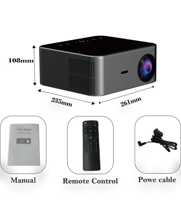 LCD Smart Projector 4K — Home Theater Projectors, Essager Electronic