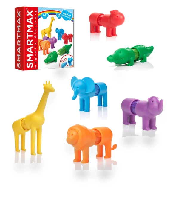 Magnetic Wild Animals Toy Set — Construction Kits, Smartmax