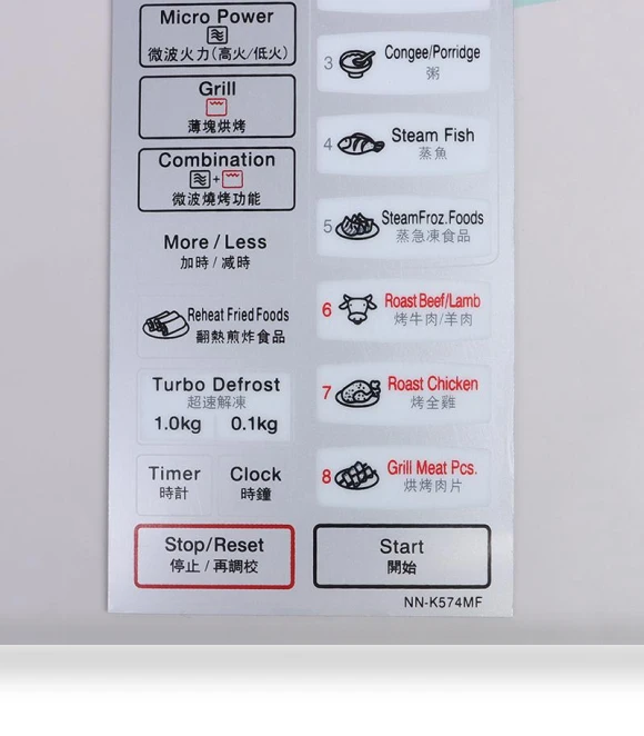 Microwave Accessory Panel — Replacement Parts, ET-CITY