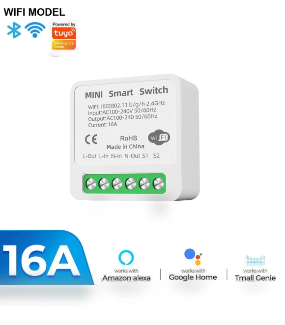 Mini Switch with Voice Control — Smart Home Hubs & Controllers, TrendVibeCN