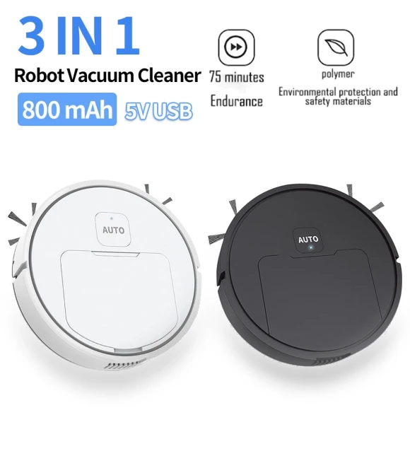 Robot Vacuum Cleaner 3 in 1 — Smart Cleaning Robots, HOME-Auto-001