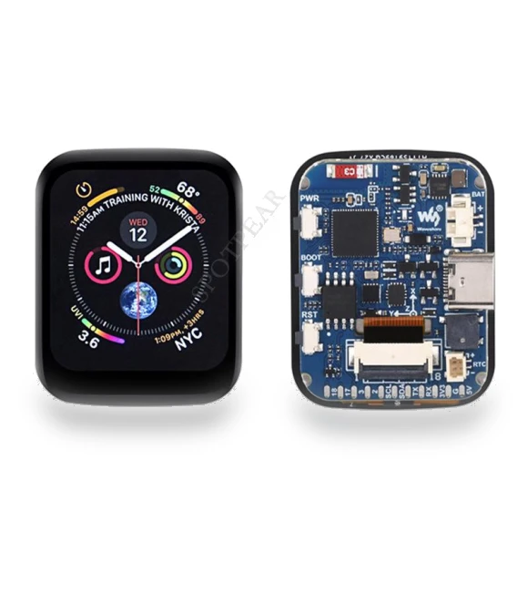 Round Touch LCD Display with ESP32-S3 — Character Modules, ElectroCN