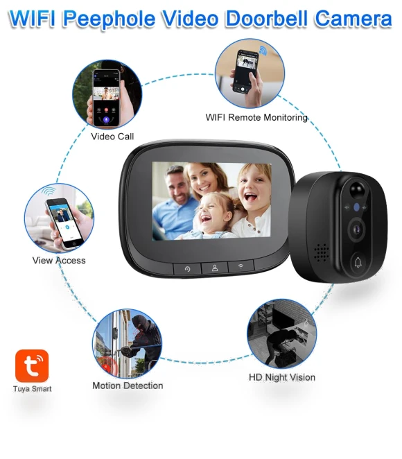 Smart Doorbell Camera — Smart Home Security, Tuya